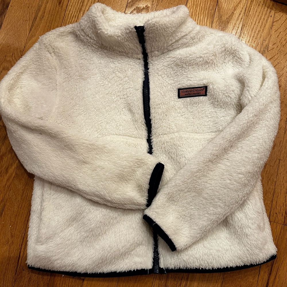 Vineyard Vines Girls Sherpa Jacket M
